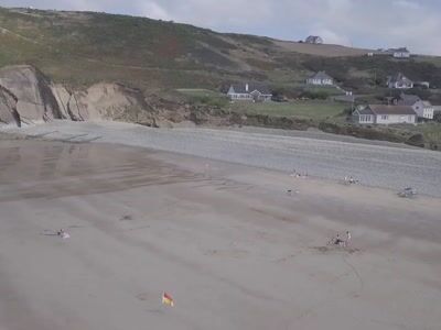 Vue aérienne et plage