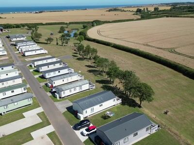 Caravanes avec vue sur mer