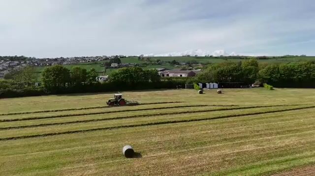 Mowing The Campsite
