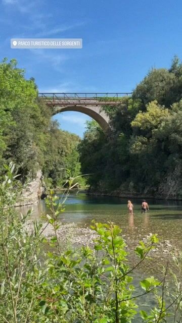 Bagno rigenerante nel fiume Calore