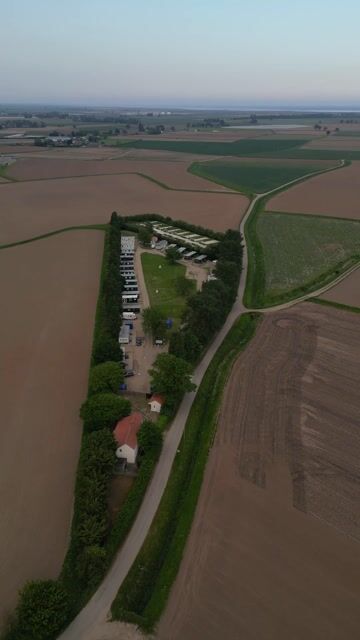 Drone shot of the site