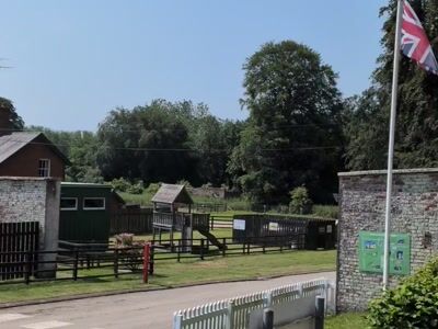Área principal del camping Thorpe Hall Caravan Site