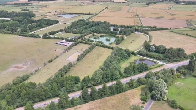 Nature pond and. dog walking paddock