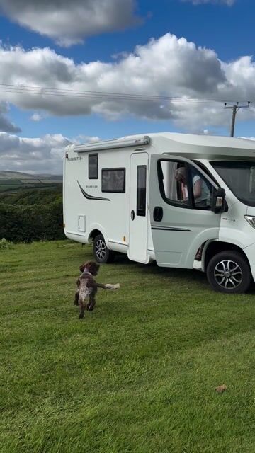 New Camper arriving at Moorview