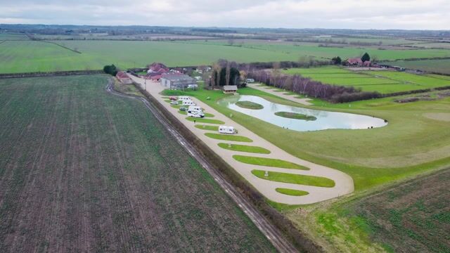 Glentham Grange from the air