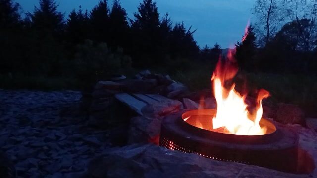 Relax by the fire pit