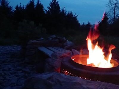 Relax by the fire pit