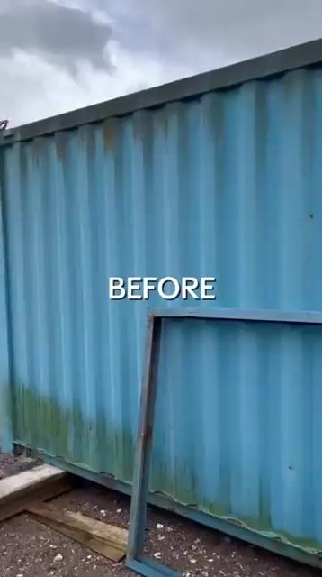 Before and After of our toilet and shower block