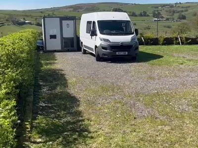 Campervan on site