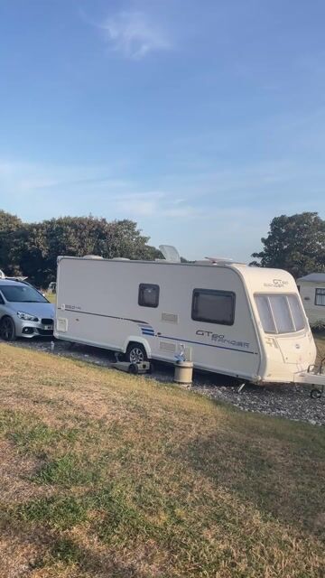 The campsite in summer