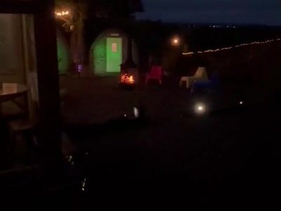 Pods de glamping à noite